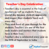 teachers day celebration essay writing