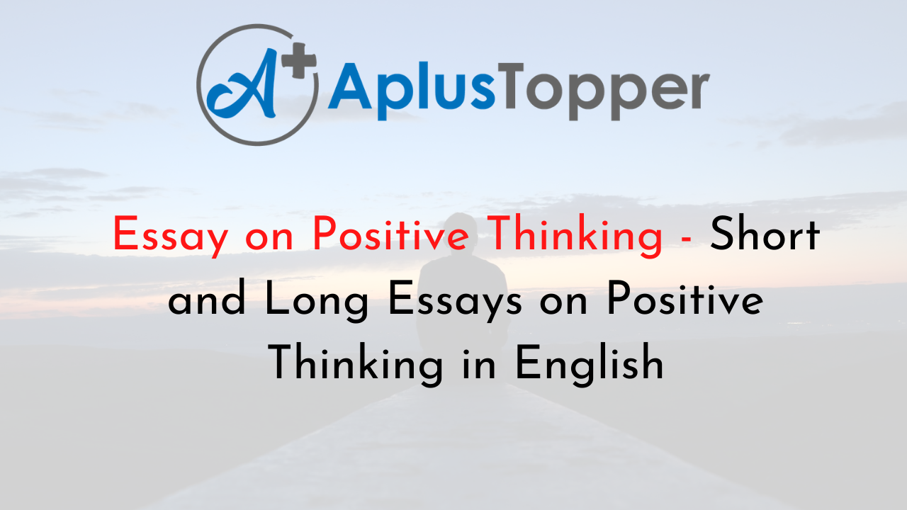 essay on positive attitude in 200 words