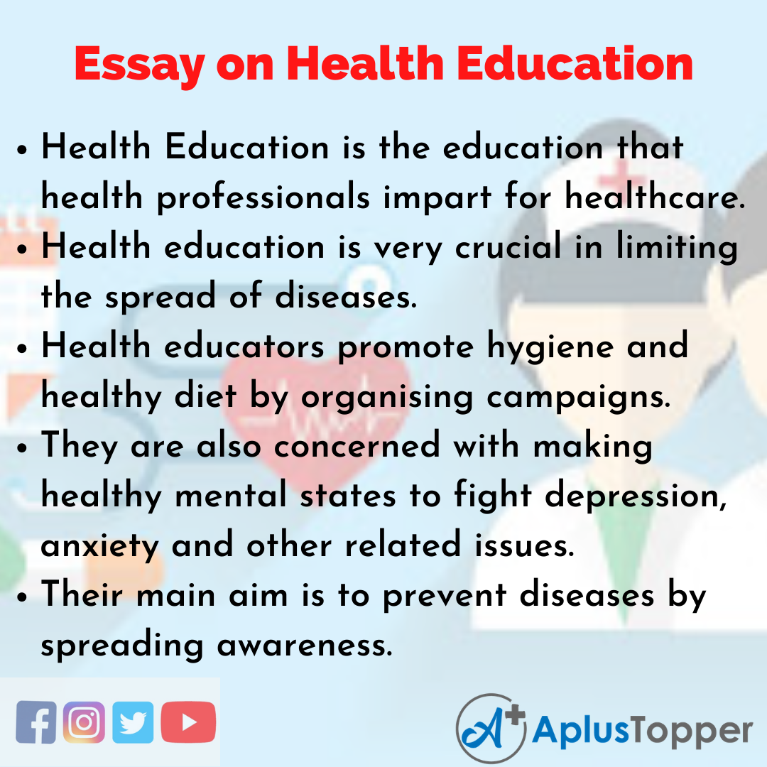 essay about health 150 words