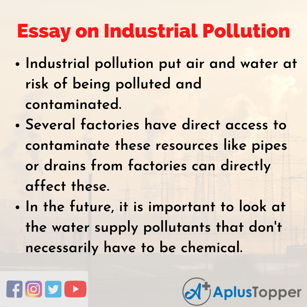 an essay about pollution causes and effects