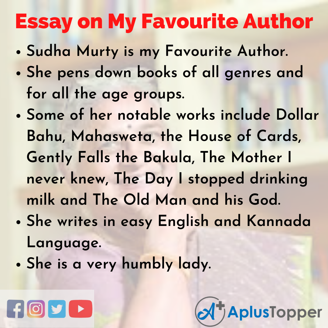 your favourite writer essay