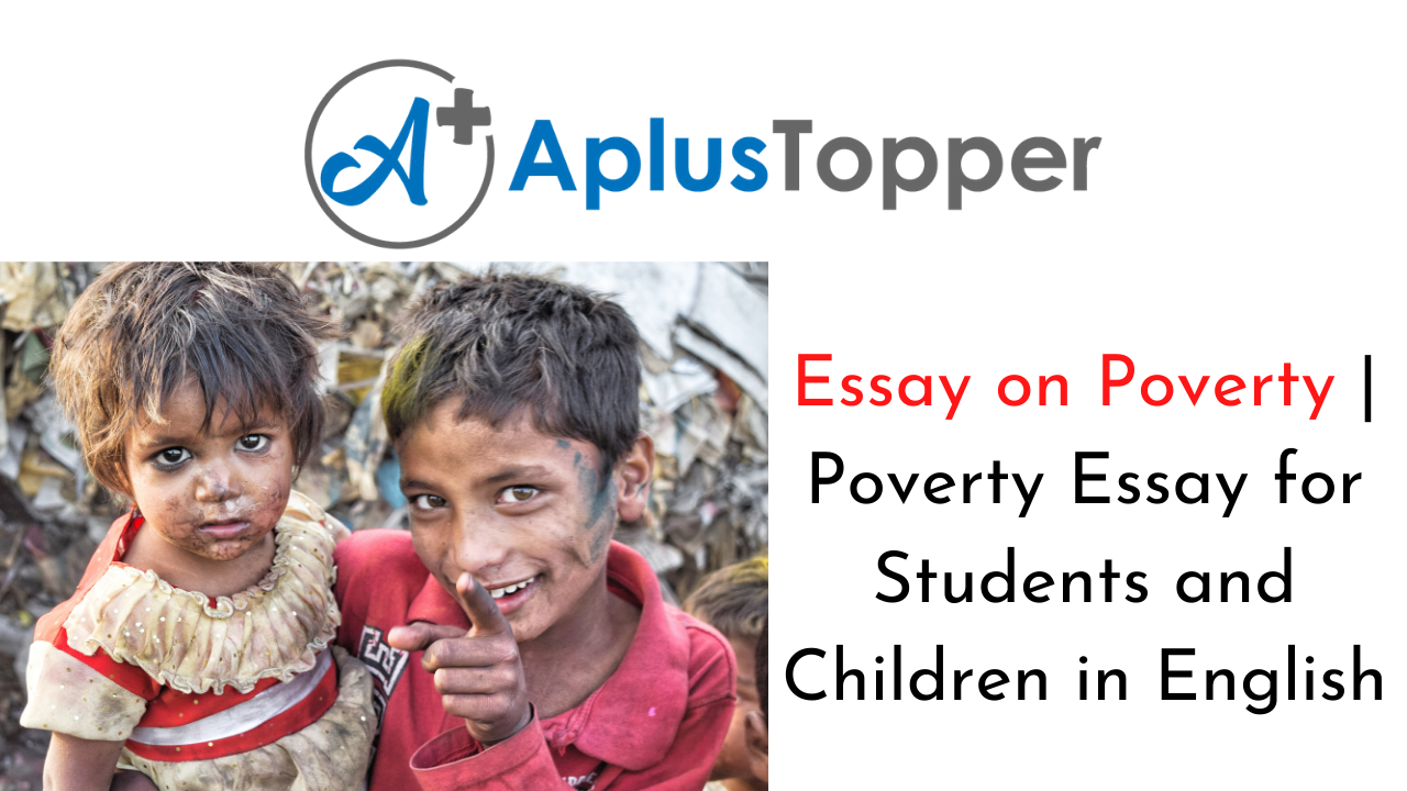 essay question about poverty