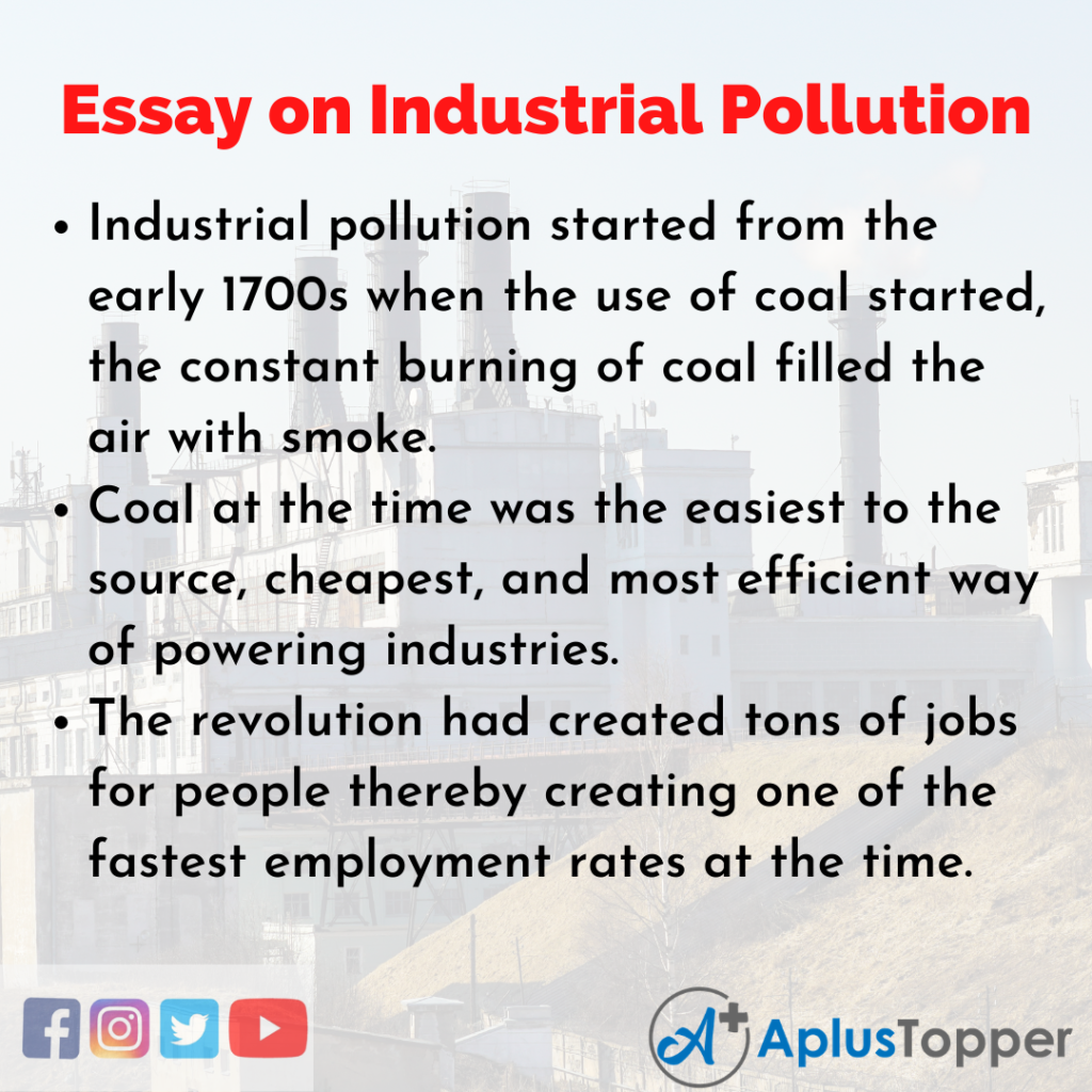 industrial revolution pollution essay