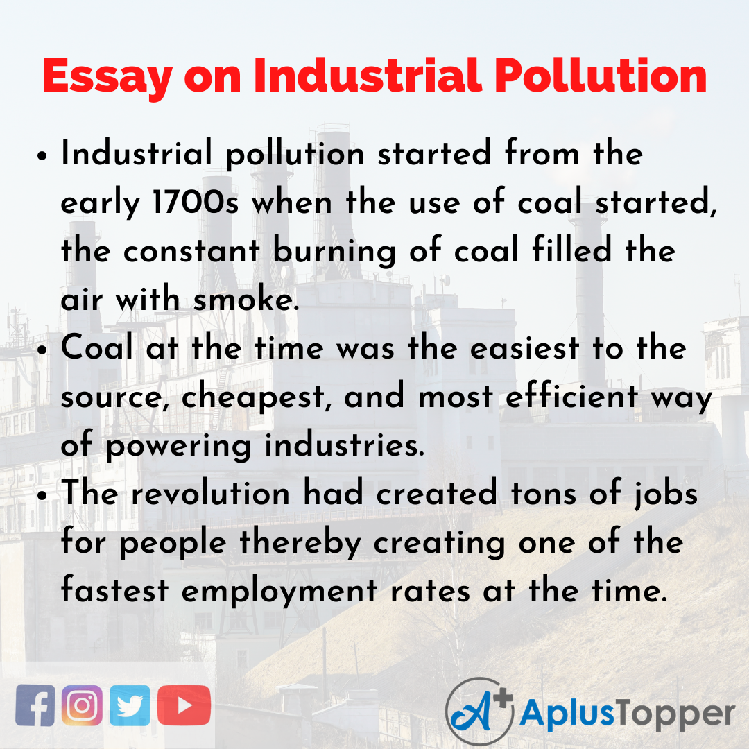 environmental pollution assignment topics