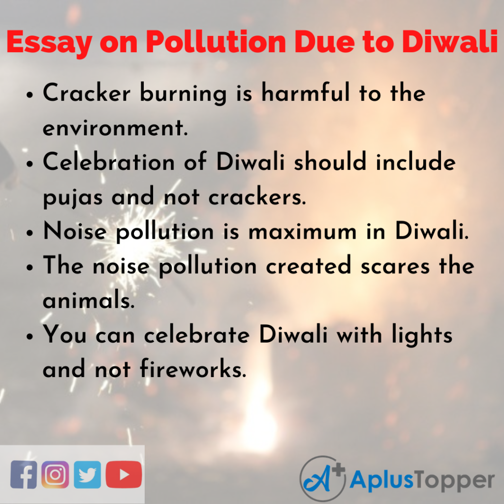 essay on diwali without pollution