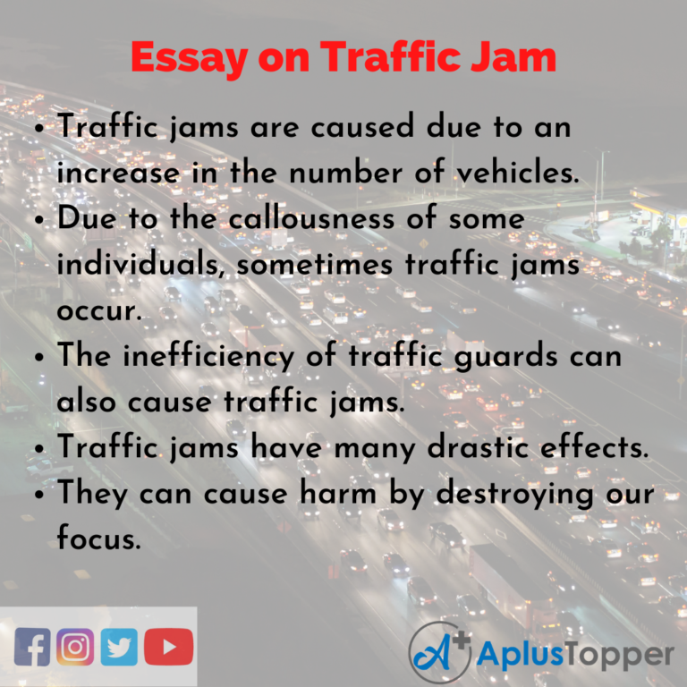 essay topics on traffic jam