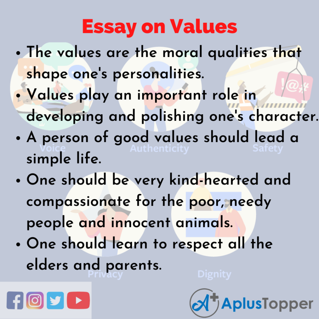 views and values essay