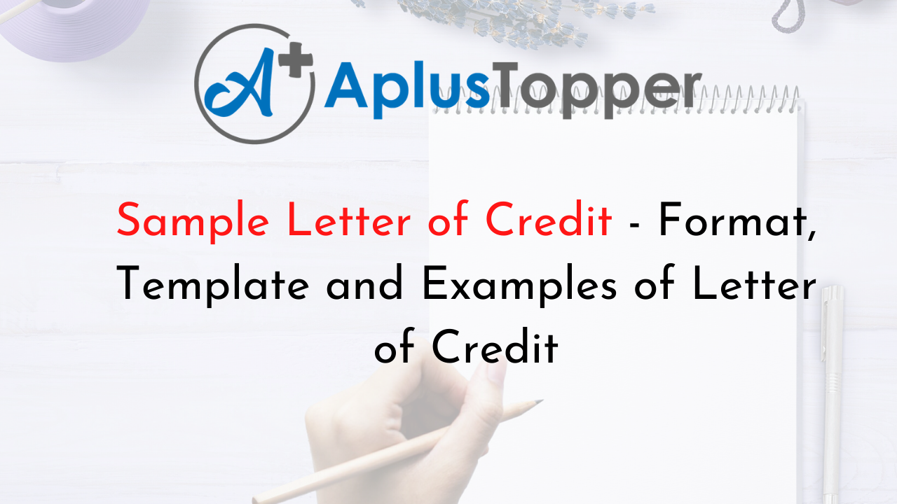 letter of credit sample