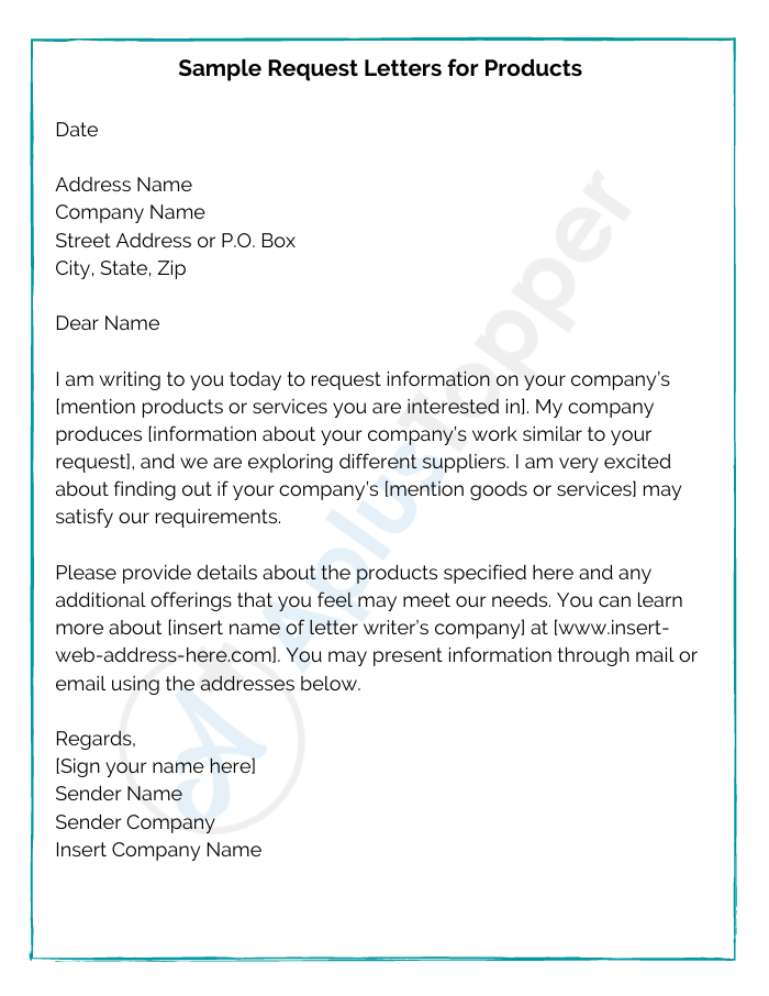 sample email request for product presentation