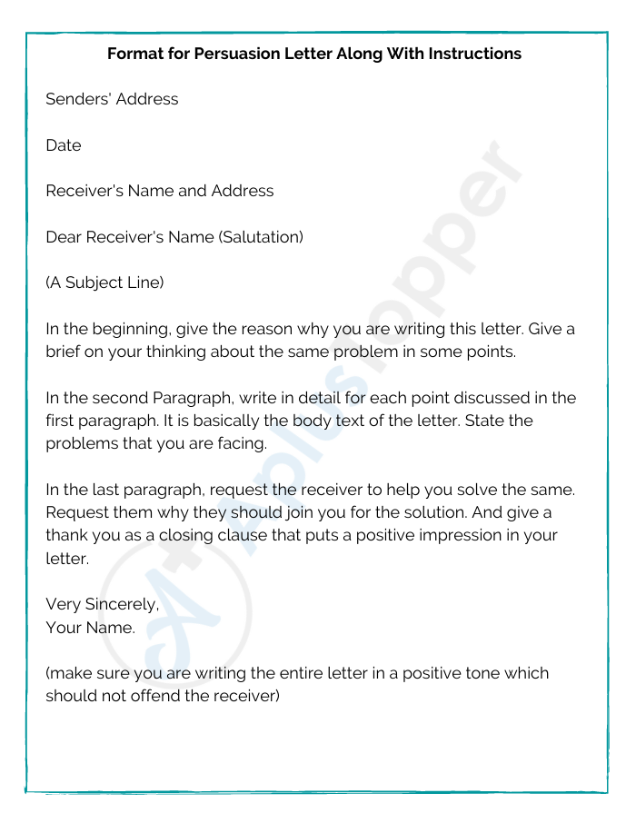 Write persuasive request letters: business letter format, samples and tips