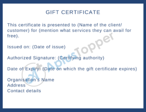 Photography Gift Certificate | Why Do You Need?, Format and Sample - A ...