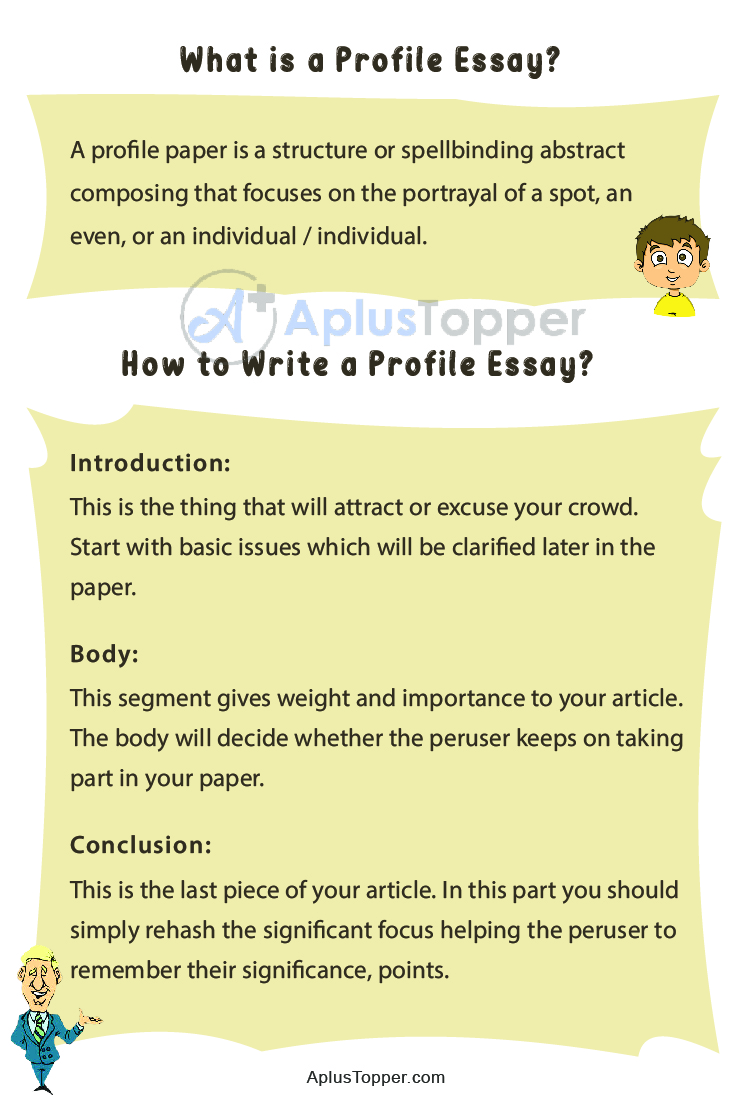 how to write a profile essay examples