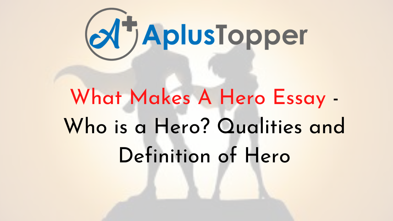 what is the definition of a hero essay