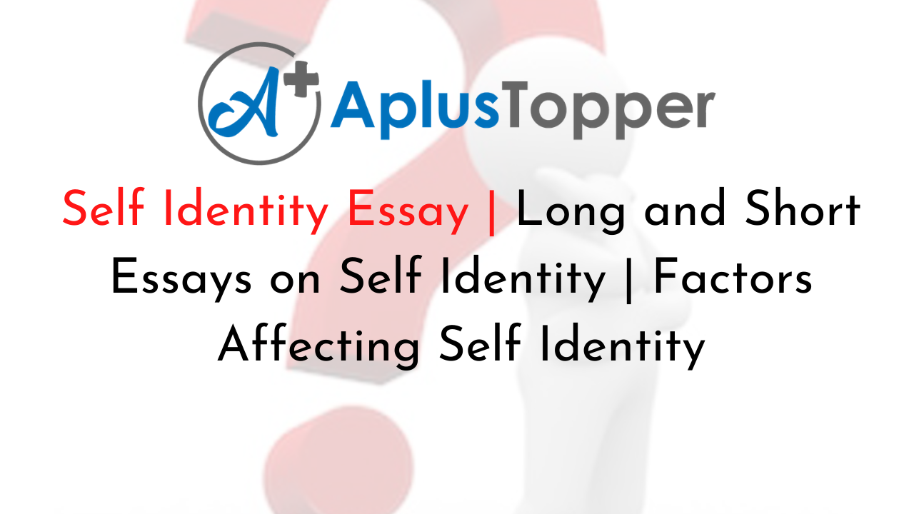 self identity essays