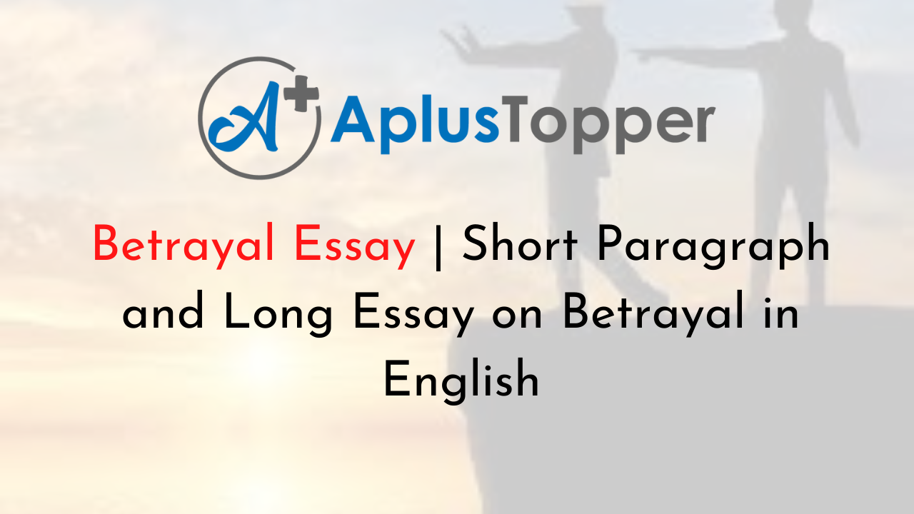 the betrayal essay