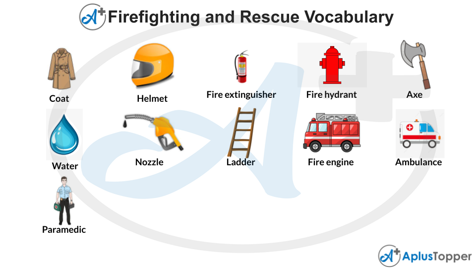 Firefighting And Rescue Vocabulary 1 