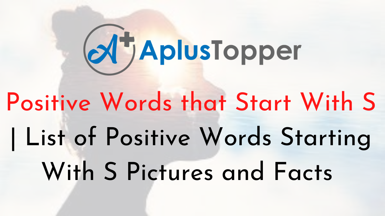 Positive Words That Start With S  List of Positive Words Starting With