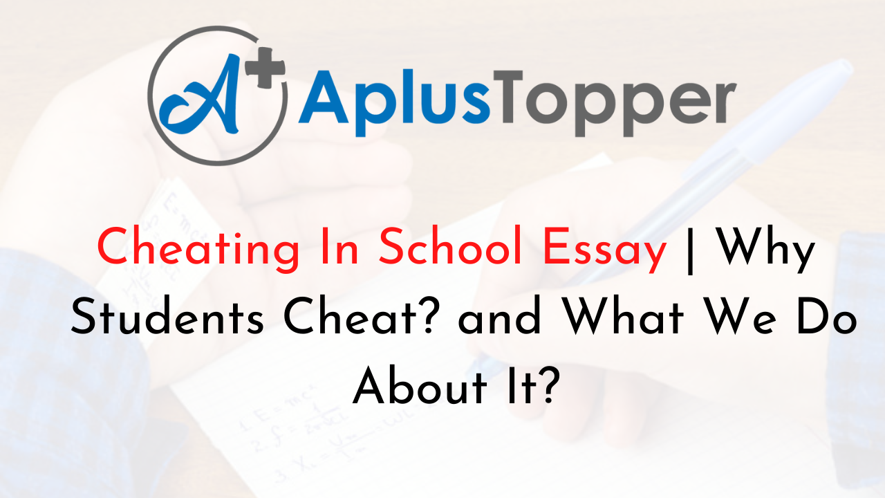 why cheating in exam is wrong essay