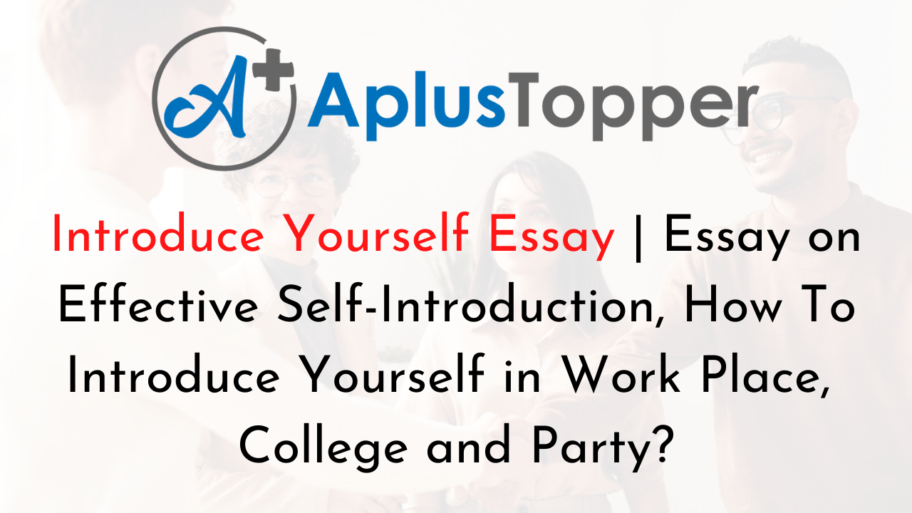 essay on introduce yourself
