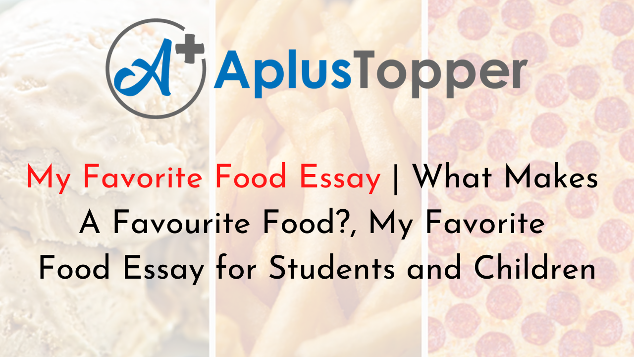 essay on favorite food