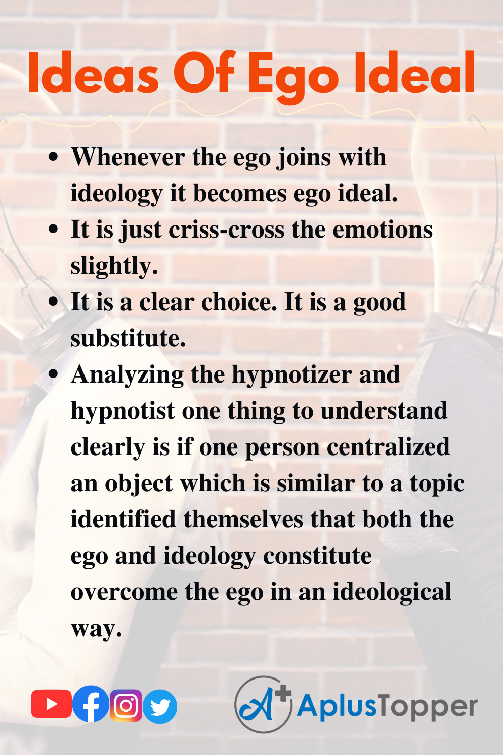 Ideas Of Ego Ideal