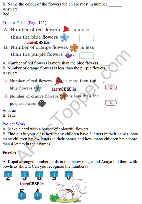 Joyful Mathematics Class 1 Solutions Chapter 13 So Many Toys (Data Handling) 3