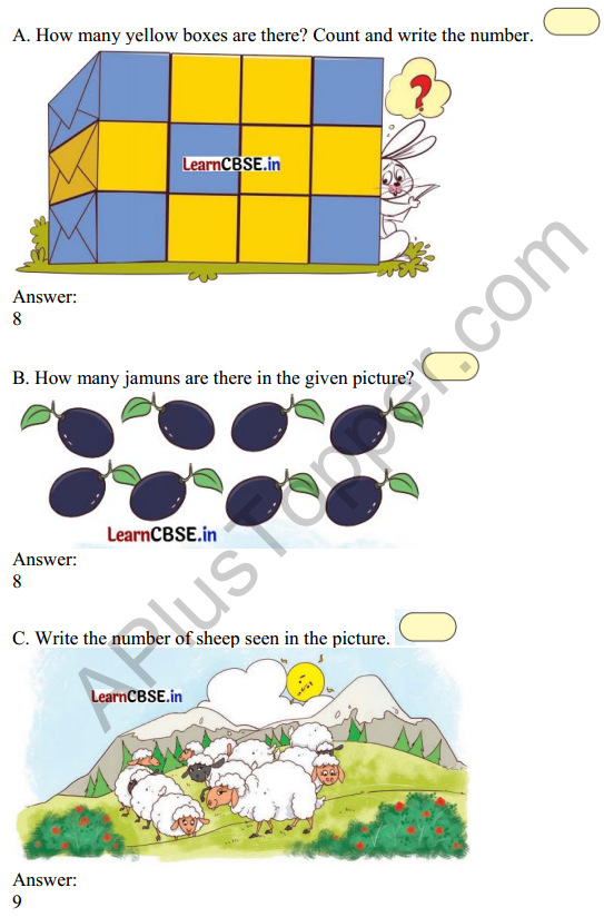 Joyful Mathematics Class 1 Solutions Chapter 3 Mango Treat (Numbers 1 to 9) 12