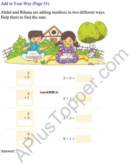 Joyful Mathematics Class 1 Solutions Chapter 5 How Many (Addition and Subtraction of Single Digit Numbers) 8
