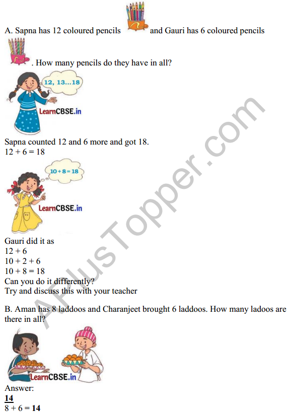 Joyful Mathematics Class 1 Solutions Chapter 6 Vegetable Farm (Addition and Subtraction up to 20) 4