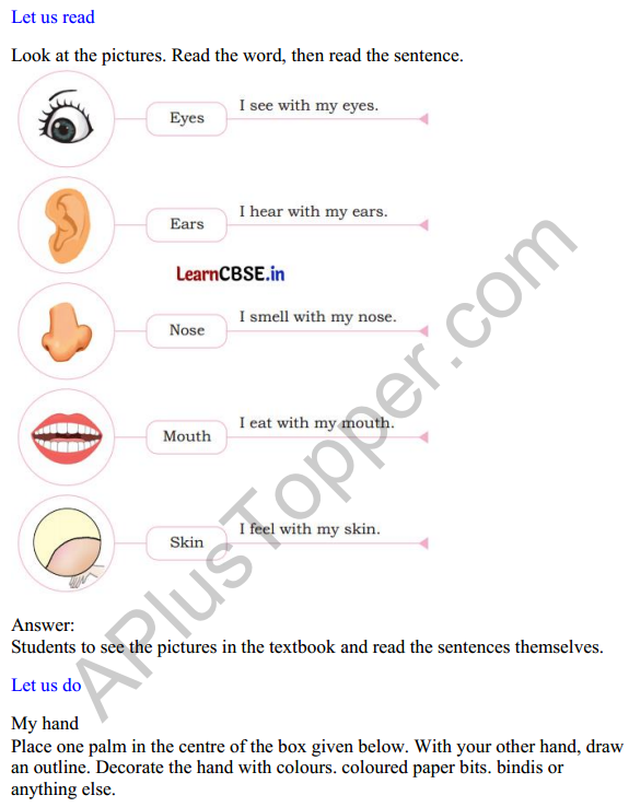 Mridang Class 1 English Solutions Chapter 1 Two Little Hands 3