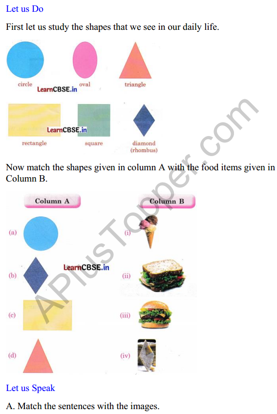 Mridang Class 1 English Worksheet Chapter 7 The Food We Eat 4